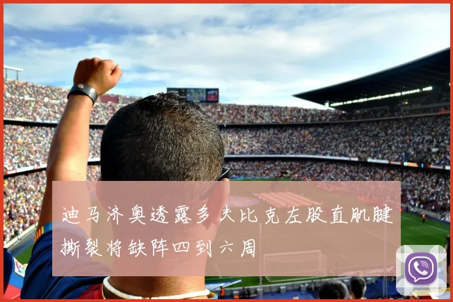 迪马济奥透露多夫比克左股直肌腱撕裂将缺阵四到六周